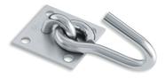 Gancho de rede parafusar linha leve chapa 6x6cm N-1 Forsul Prata Gancho de rede parafusar linha leve chapa 6x6cm N-1 Forsul Prata