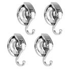 Gancho de ventosa Khdrvok Wreath Cup Hook banhado a prata Gancho de ventosa Khdrvok Wreath Cup Hook banhado a prata