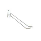 Gancho Duplo Blister Para Painel 15cm - 10 Unidades Cor:Branco