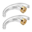 Gancho Earhook Curva Universal com Rosca Metálica para Aparelho Auditivo BTE