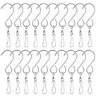 Gancho giratório Swivel Wind Chime Spinner, pacote com 8 unidades em aço inoxidável