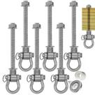 Gancho giratório WWFFEN 6 Bearing Silent Heavy Duty 1500 libras Gancho giratório WWFFEN 6 Bearing Silent Heavy Duty 1500 libras