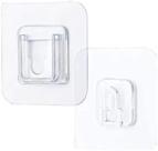 Gancho Macho Femea P/Casa Suporte Gancho Duplo Adesivo Kit Com 5 - Art House