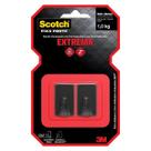 Gancho Medio SCOTCH Preto com 2 Unidades 3M Gancho Medio SCOTCH Preto com 2 Unidades 3M