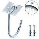 Gancho Multiuso Parede Teto Pendure Tudo Bicicleta 20kg Suporte Aço Zincado Resistente 5/6''