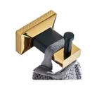 Gancho Multiuso Porta Toalha Redondo Preto/Dourado Gancho Multiuso Porta Toalha Redondo Preto/Dourado