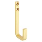 Gancho National Hardware N337-917 10 cm Oro Cepillado