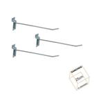 Gancho Painel Canaletado 10 cm Zincado Kit 100 peças Gancho Painel Canaletado 10 cm Zincado Kit 100 peças