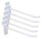 Gancho Painel Canaletado 15 cm Branco Kit 50 peças Gancho Painel Canaletado 15 cm Branco Kit 50 peças