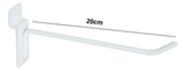 Gancho Painel Canaletado 20 cm Branco Kit 50 peças Gancho Painel Canaletado 20 cm Branco Kit 50 peças