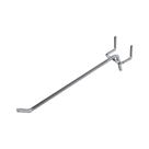 Gancho Painel Perfurado Eucatex Zincado Branco 10cm MS 10202 Gancho Painel Perfurado Eucatex Zincado Branco 10cm MS 10202
