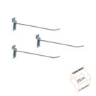 Gancho Para Painel Canaletado 25cm Zincado Kit 45 Unidades