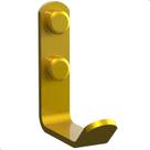 Gancho Para Toalha De Parede Dupla Fixação Dourado UN Plus Gancho Para Toalha De Parede Dupla Fixação Dourado UN Plus