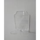 Gancho Para Uso Em Geral 11x5cm Acrílico Transparente 3mm Gancho Para Uso Em Geral 11x5cm Acrílico Transparente 3mm