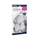 Gancho Parede Organização Cozinha 0,5kg Dupla Face 3 Peças PRIMAFER