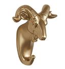 Gancho Parede Porta Chaves Cabideiro Bode Dourado