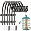 Gancho suspenso para plantas EPHECH, pacote com 6 unidades, pesado, 30 cm