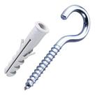 Gancho Zincado Bemfixa Com Bucha 3,0x50mm 5mm