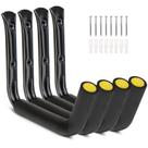 Ganchos de armazenamento de garagem GEEDAR, capacidade de 100 kg (15 cm), 4 pacotes Ganchos de armazenamento de garagem GEEDAR, capacidade de 100 kg (15 cm), 4 pacotes