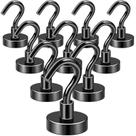 Ganchos de armazenamento DIYMAG, pacote com 10, 50 lb de neodímio magnético