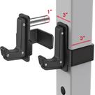 Ganchos de armazenamento SELEWARE Steel J-Hook para rack de 7,5x7,5 cm