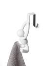 Ganchos de armazenamento Umbra Buddy Over Cabinet Kitchen Bathroom White