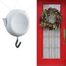 Ganchos de coroa para porta frontal ZIPHANG White, 1 pacote