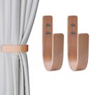 Ganchos de cortina OCIOLI Wood em forma de U (2 unidades)