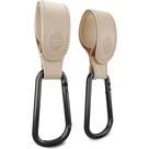 Ganchos de Cuero Estilo Uma para Cochecito de Bebé - Paquete de 2 Antideslizantes