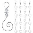 Ganchos de ornamento INCREWAY, cabides em forma de S, Hook Swirl, 30 unidades