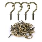 Ganchos de parafuso RELBRO 50 unidades de 4,6 cm, bronze, aço carbono