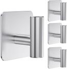 Ganchos de Parede Aikzik Kit com 4 Unidades em Aço Inoxidável Resistente