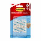 Ganchos de parede Command Mini Light Clips com tiras adesivas Ganchos de parede Command Mini Light Clips com tiras adesivas