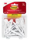 Ganchos de parede Command Small Utility 24 brancos com 28 tiras