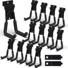 Ganchos de parede Slat 3-H, pacote com 12, 11,43 cm, em forma de U, pesados