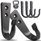 Ganchos de parede WODEGIFT Heavy Duty Black para panelas, mochilas e casacos Ganchos de parede WODEGIFT Heavy Duty Black para panelas, mochilas e casacos