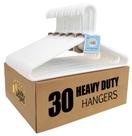 Ganchos de plástico, cabides de qualidade, pacote Super Heavy Duty, 30