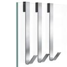 Ganchos de porta de chuveiro FUMAX 30cm para toalhas, porta de vidro de banheiro