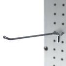 Ganchos de prateleira Peg Board Presa Heavy Duty Metal, 8 cm, pacote com 50