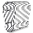 Ganchos de Resorte KATUMO 12PCS Mosquetón de Acero Inoxidable 7cm Ganchos de Resorte KATUMO 12PCS Mosquetón de Acero Inoxidable 7cm