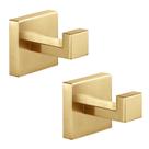 Ganchos de toalha Fenas Robe Hook Coat Hook em aço inoxidável, pacote com 2