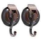 Ganchos de ventosa a vácuo IrOmic Heavy Duty (pacote com 2), bronze vermelho