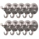 Ganchos de ventosa Antimbee Transparent Grey, pacote com 10