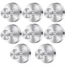 Ganchos de ventosa Fasbeu Silver Waterproof, pacote com 8 unidades