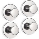 Ganchos de ventosa ZESLMG Chrome para parede de chuveiro, máximo de 10 kg Ganchos de ventosa ZESLMG Chrome para parede de chuveiro, máximo de 10 kg