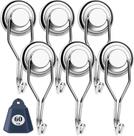 Ganchos magnéticos DIYMAG Swivel Swing Neodymium, capacidade de 30 kg
