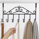 Ganchos Over the Door Rack organizador SSawCasa com 7 ganchos
