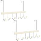 Ganchos Over The Door: TOPIA HANGER para pendurar, pacote com 2
