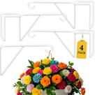 Ganchos para Cerca de Vinil Zacool, 4 Unidades, Suporta até 11,3 kg, Branco Ganchos para Cerca de Vinil Zacool, 4 Unidades, Suporta até 11,3 kg, Branco