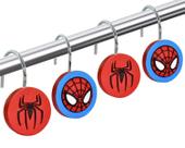Ganchos para cortinas de chuveiro CTOHN Spider em aço inoxidável 12 unidades